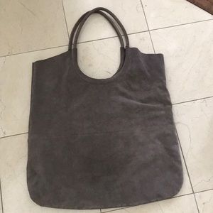 COS suede tote